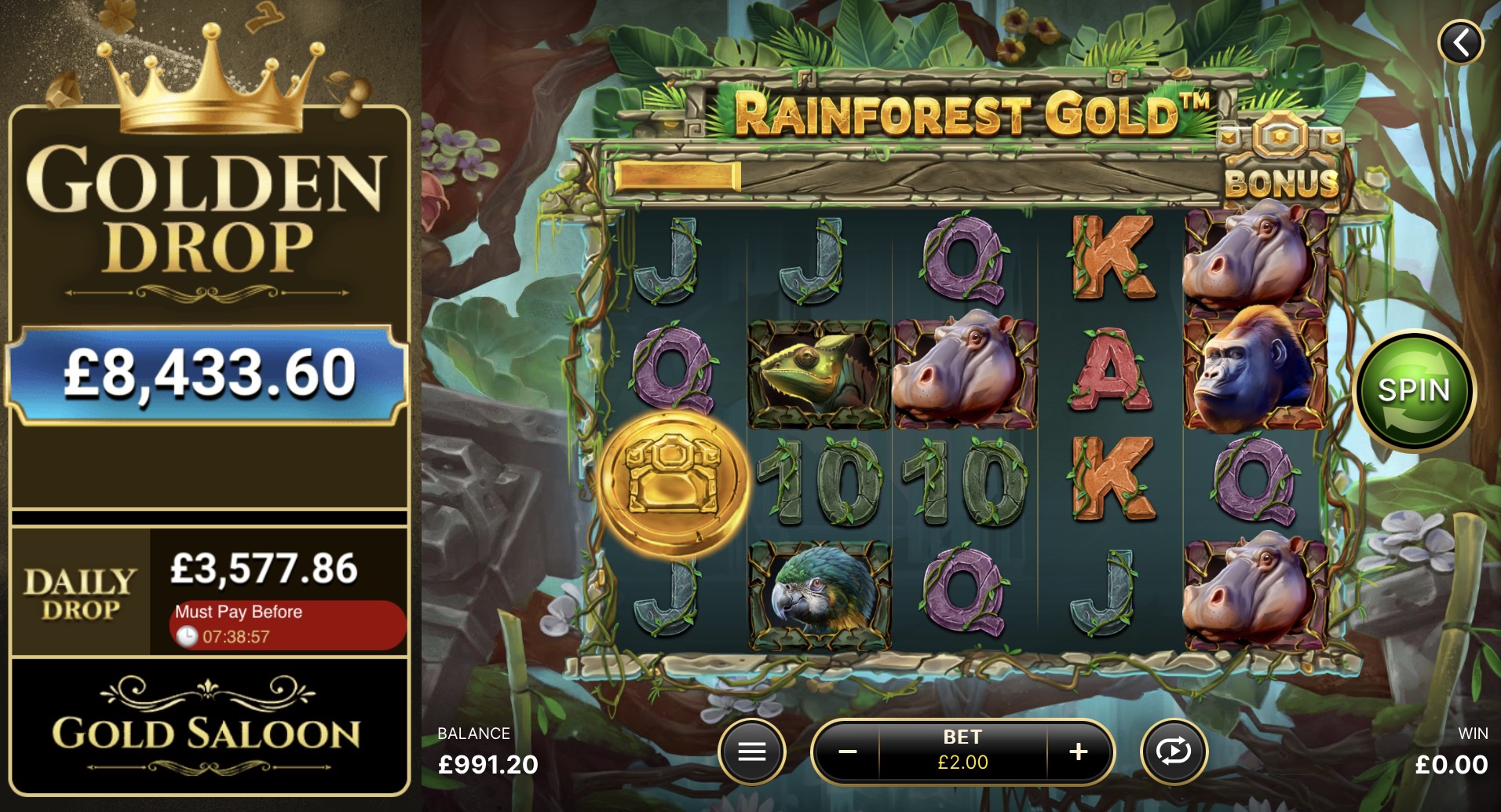    Rainforest Gold  NetEnt   